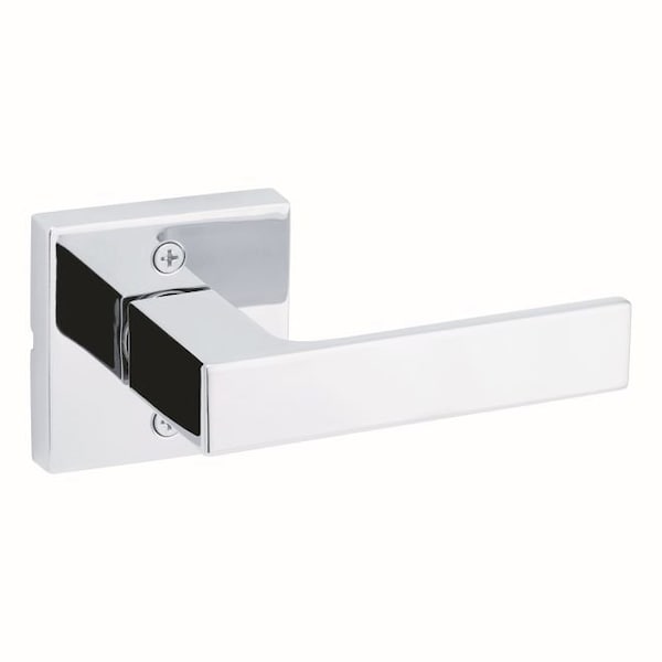 Singapore Lever with Square Rose Half Dummy Bright Chrome Finish
